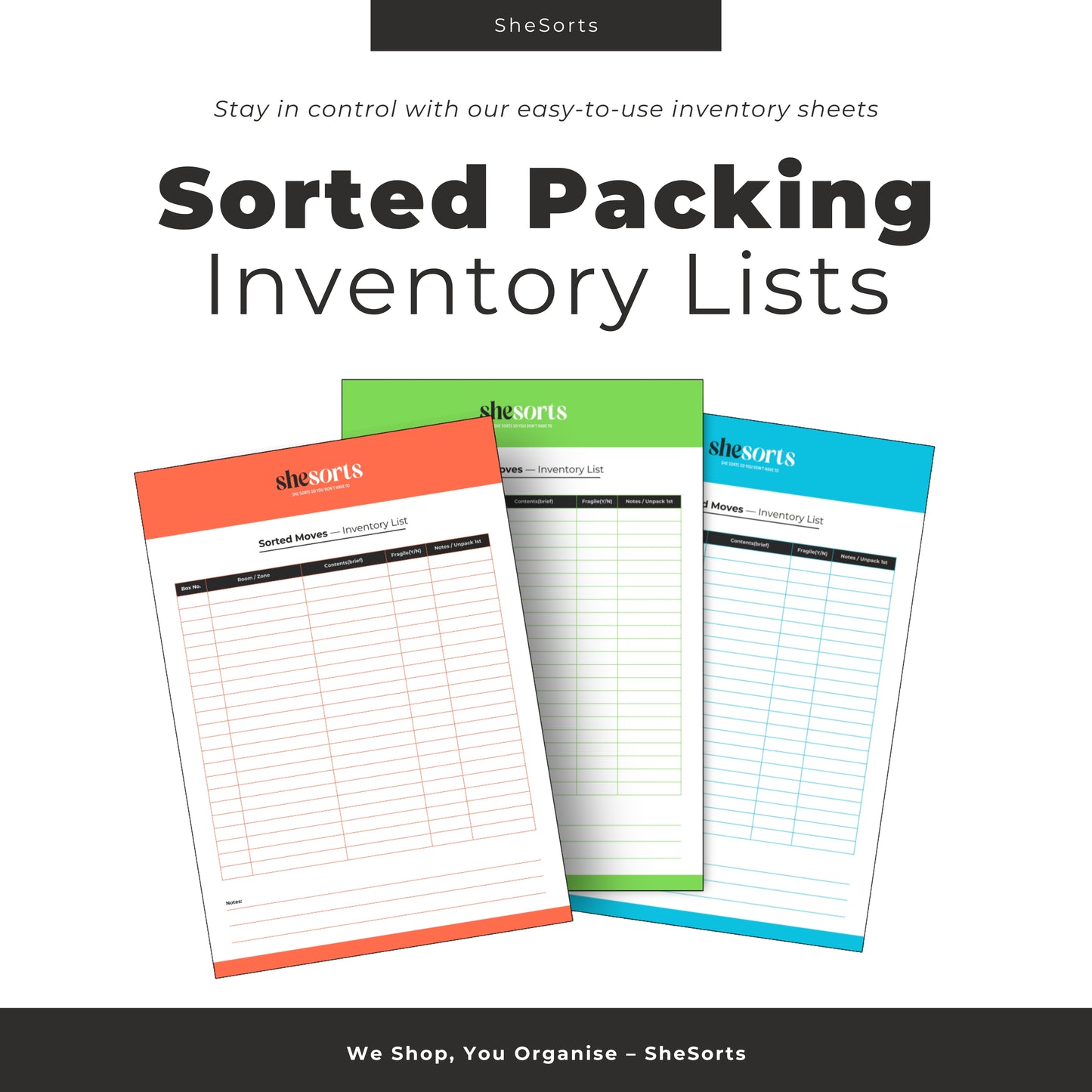 The Packing Inventory List