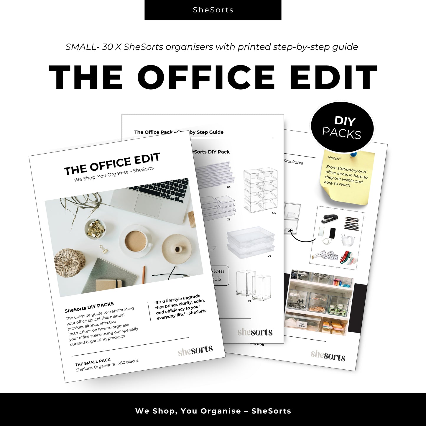 SheSorts DIY Office Pack - Small
