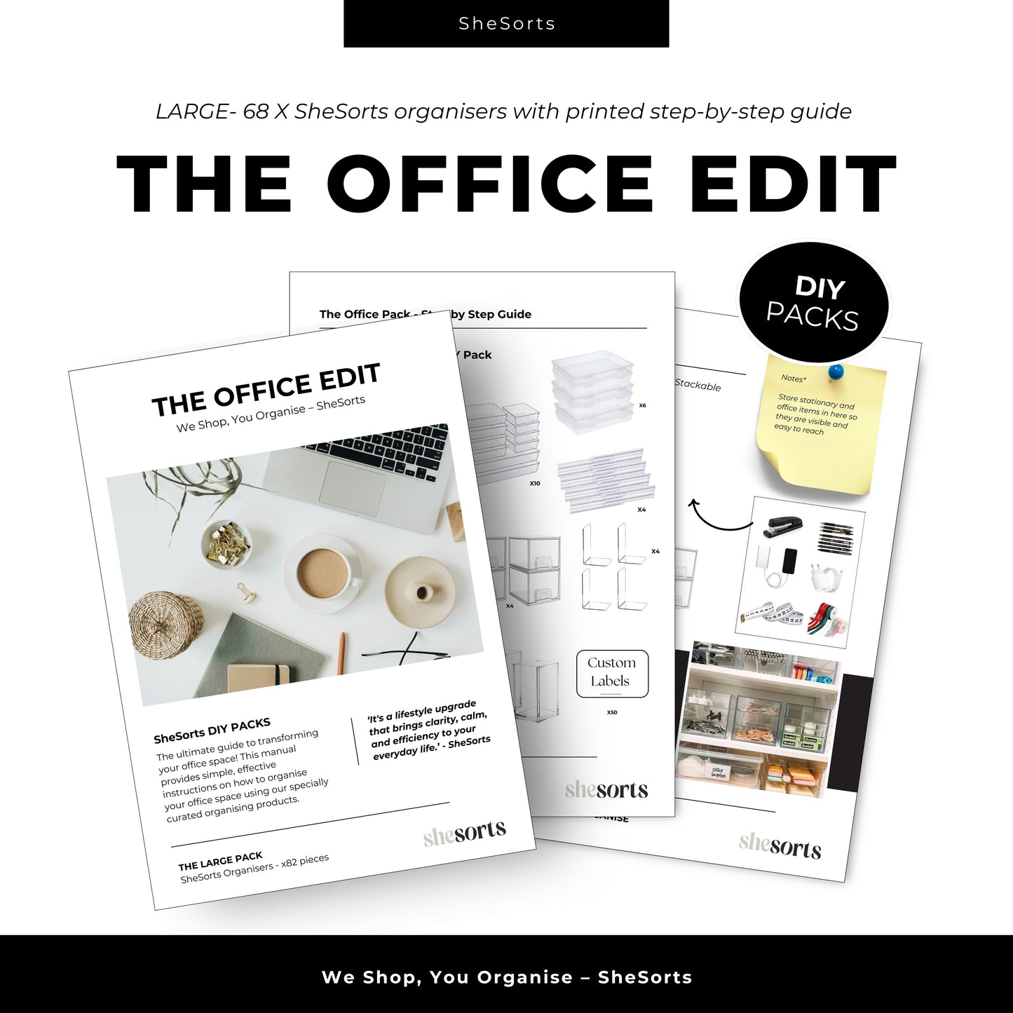 SheSorts DIY Office Pack - Large