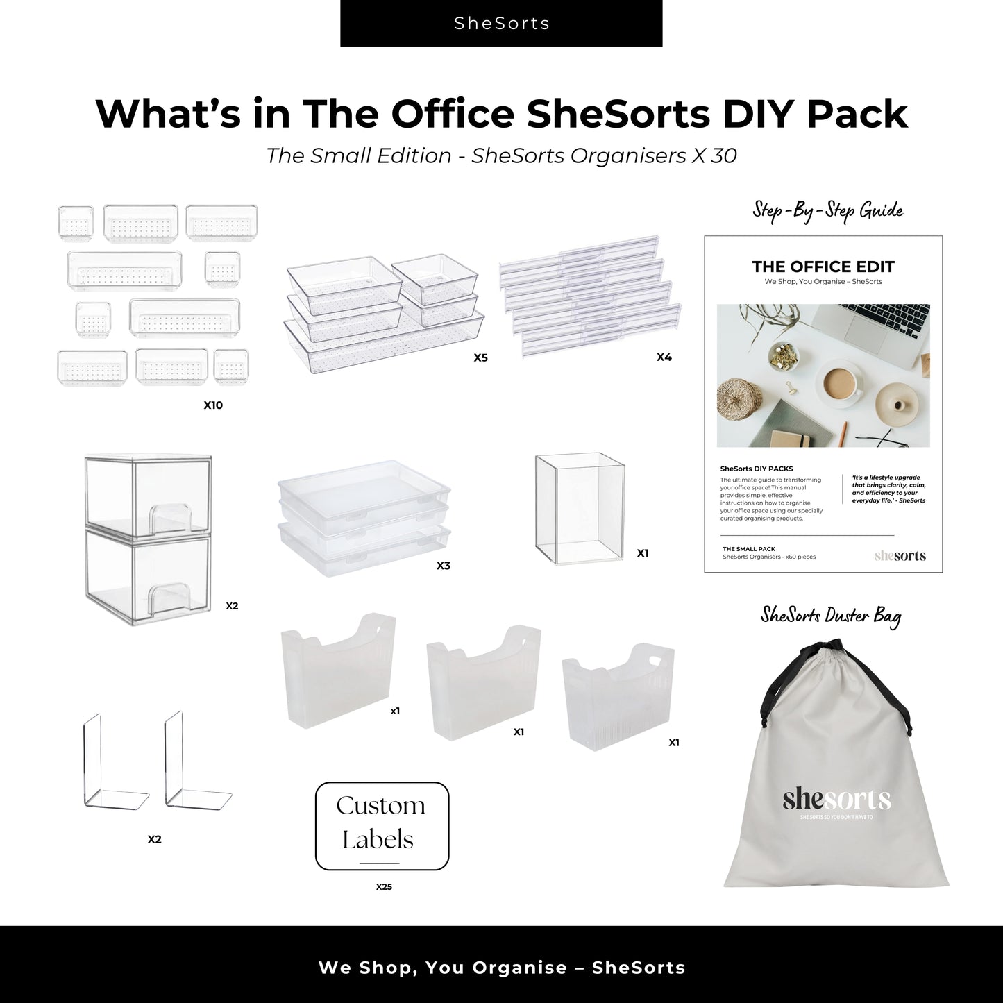 SheSorts DIY Office Pack - Small